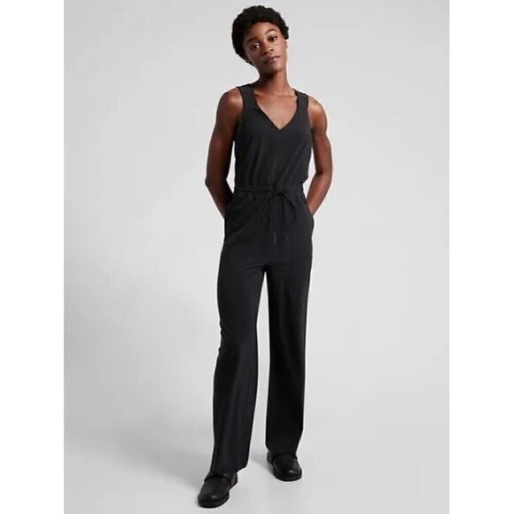 Athleta Savannah Jumpsuit Black Size 2